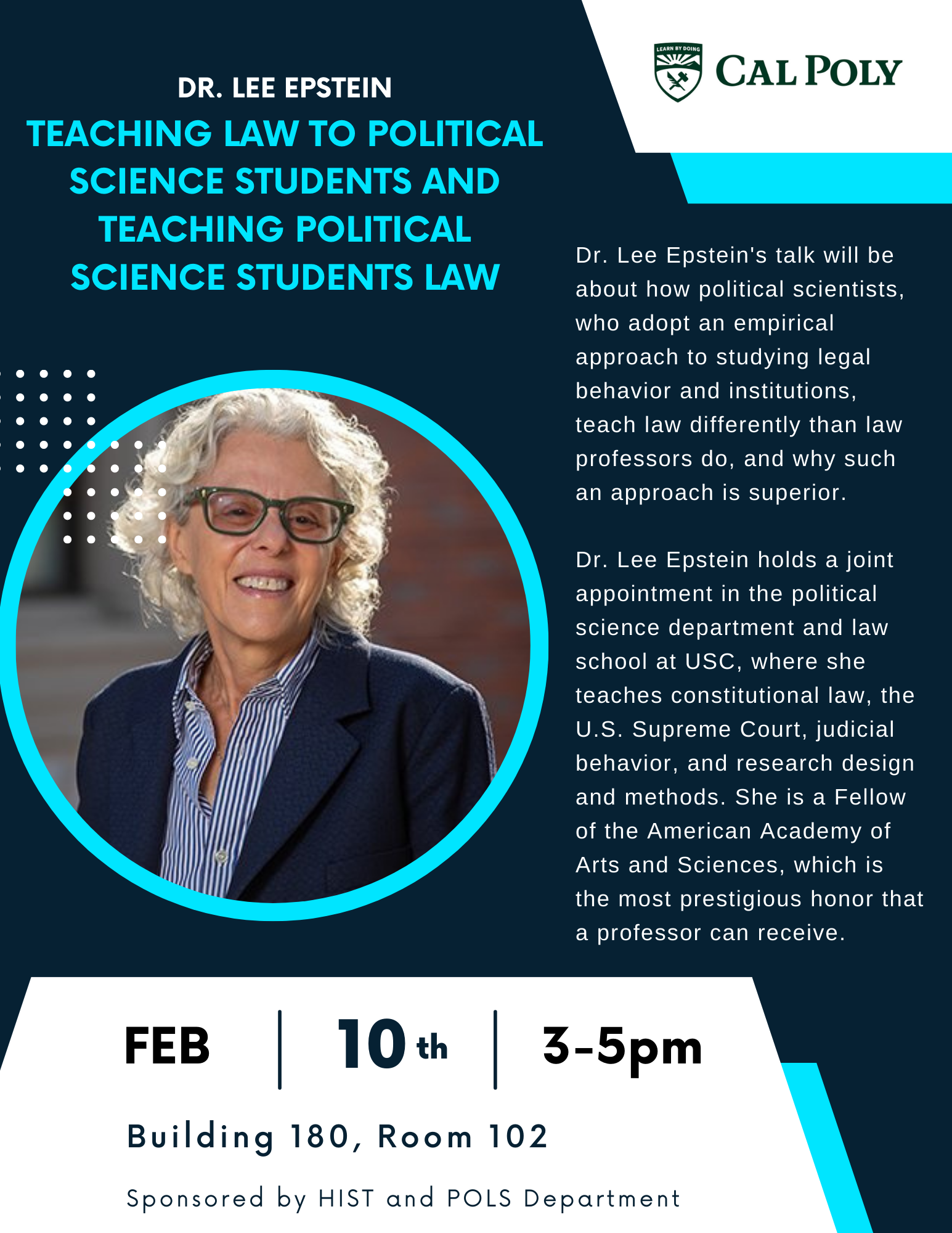 Dr. Lee Epstein Teaching Law to Political Science Students and